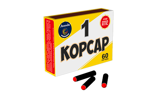  Петарды Корсар 1 в пленке  в Сортавале